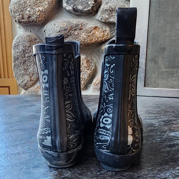 Capelli Of New York Floral Rubber Boots Size 6 - Picture 14 of 15